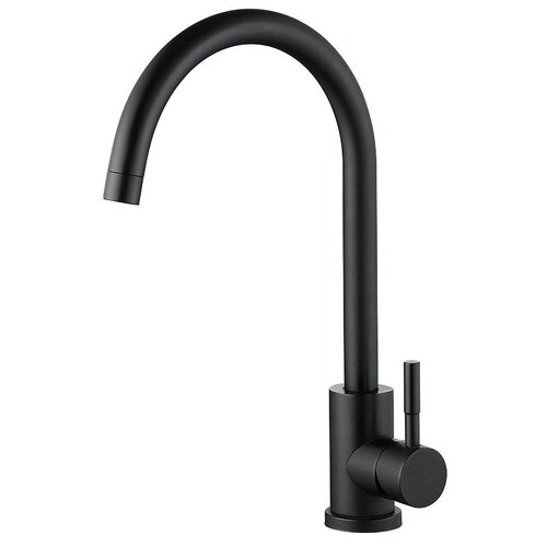 ZERIX LUX-011 BLACK Змішувач для кухні з нерж. сталі SUS304 (кільк. чорний)