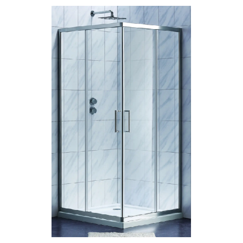 MIXXUS PREMIUM BEVEL SC01-120x80x195-TR BLACK Душова кабіна без піддону прозоре скло 6мм