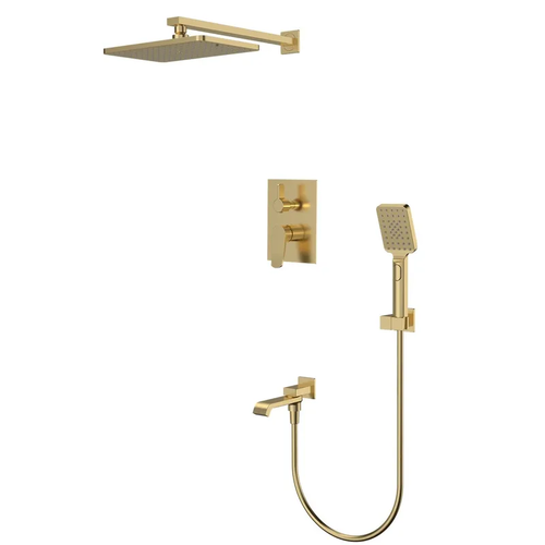 MIXXUS PREMIUM DALI 009 (INNER BOX) BRUSHED GOLD Душова система (вбудована)(кол.мат.золото)(4 шт/ящ)