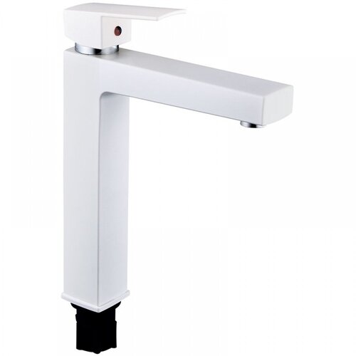 PLAMIX KUBUS-001 HIGH SET White Змішувач для умивальника (з підведенням) (10 шт/ящ)