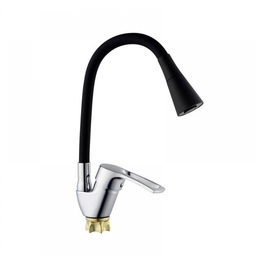 CHAMPION YUB 011-181 (NUT REFLECTOR BLACK Зміш. для кухні з силік. виливом (кол.вил.чорний)