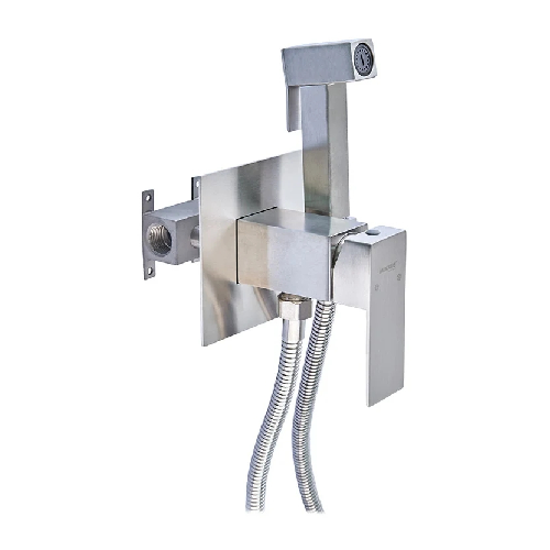 MIXXUS KUB-333 Змішувач для гіг. душа (з лійкою) з нерж. сталі SUS304