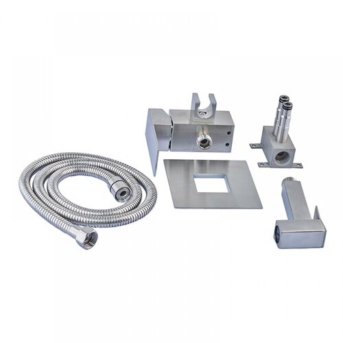 MIXXUS KUB-333 Змішувач для гіг. душа (з лійкою) з нерж. сталі SUS304