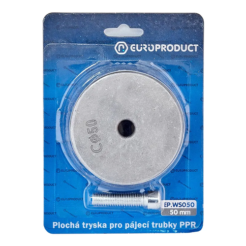 EUROPRODUCT EP.WS050 PPR Насадка плоска для паяльника труб 50mm