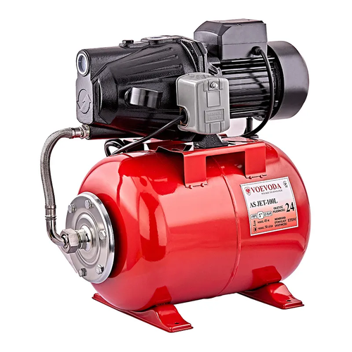 VOEVODA AS JET100L Насосна станція Н=45М, Q=50л/хв., P=1,1 кВт, 1"x1" (корпус - чугун)