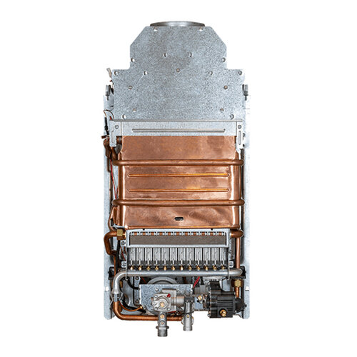 KOER KWH.G0410 WHITE PIEZO Газова колонка димохідна з п'єзорозпалом 10 л/хв (колір білий) (1 шт/ящ)