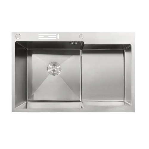 MIXXUS MH7849L-HK Nano-Silver Мийка з н.ст "Глибоке крило" з підст. під ножі(нерж.)