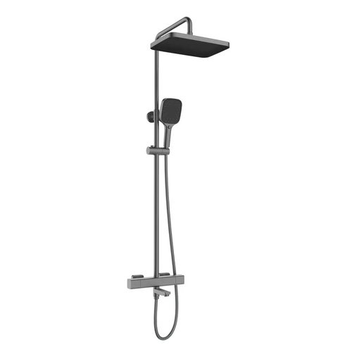MIXXUS PREMIUM VIRGO 009-J GRAPHITE Душова колона з термост.зміш,3 функції (Колір графіт)