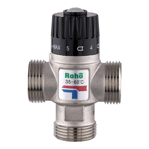 ROHO R1207-100 - 1" ЗР Клапан змішувальний Термостатичний (35-60*C)