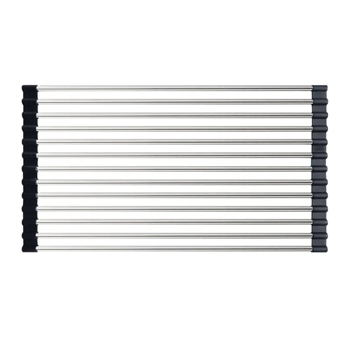 MIXXUS RAC-01.SUS BLACK Килимок-сушарка для посуду на мийку з н.ст.SUS304 (кол. чорний) (40 шт/ящ)