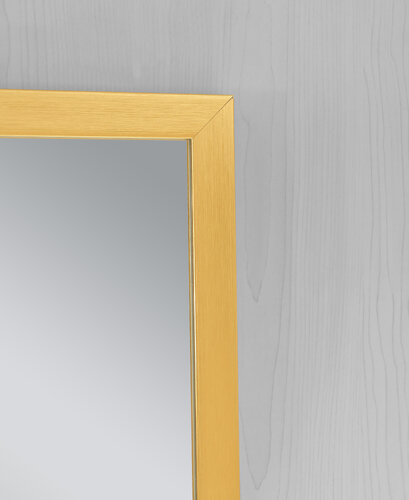 ZERIX FONTE MRZ09-700x850-REVERSE GOLD Дзеркало настінне прямокутне в золотій рамі (10 шт/ящ)