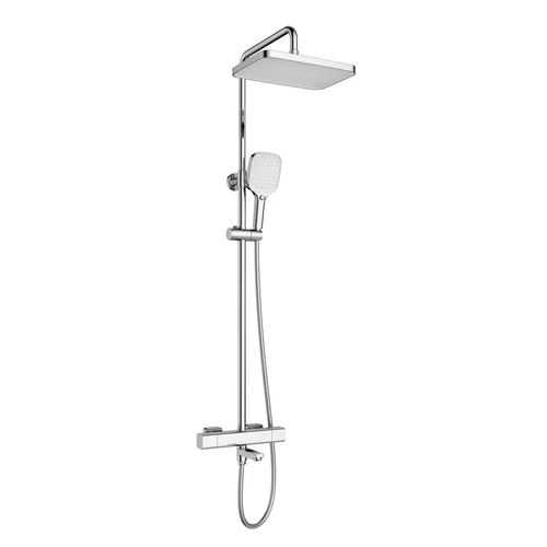 MIXXUS PREMIUM VIRGO 009-J Душова колона з термостат. змішувачем, 3 функції (Колір хром) (3 шт/ящ)