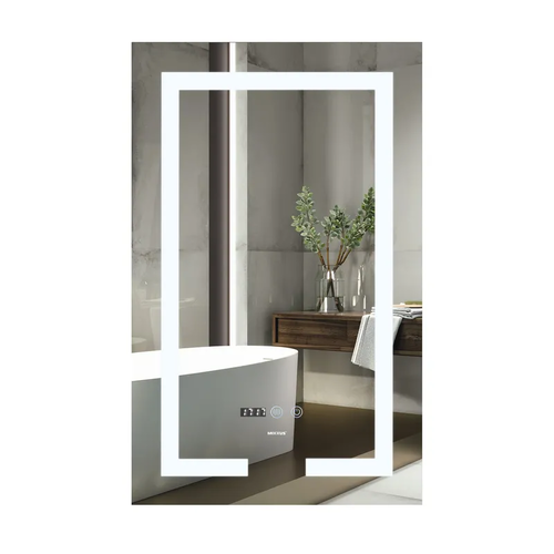 MIXXUS HARD MR06-50x80-CASE Дзеркало з LED Touch, Anti-fog, димером, рег. яскр., годинником(5 шт/ящ)