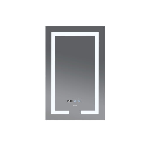 MIXXUS HARD MR06-50x80-CASE Дзеркало з LED Touch, Anti-fog, димером, рег. яскр., годинником(5 шт/ящ)