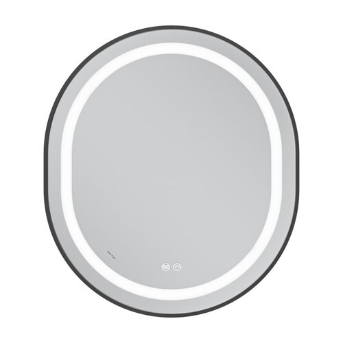 MIXXUS PREMIUM ELLIPSE MV05-80x70-REVERSE BLACK Дзеркало (LED Touch, Anti-fog, димер(3-6kK))(5шт/ящ)