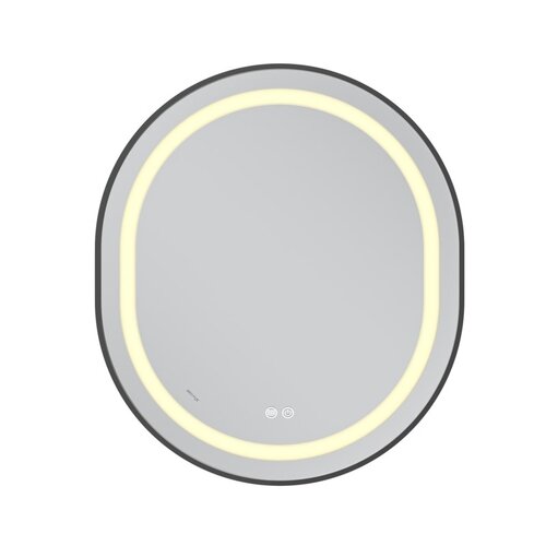 MIXXUS PREMIUM ELLIPSE MV05-80x70-REVERSE BLACK Дзеркало (LED Touch, Anti-fog, димер(3-6kK))(5шт/ящ)