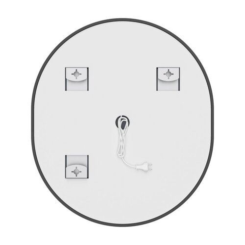MIXXUS PREMIUM ELLIPSE MV05-80x70-REVERSE BLACK Дзеркало (LED Touch, Anti-fog, димер(3-6kK))(5шт/ящ)