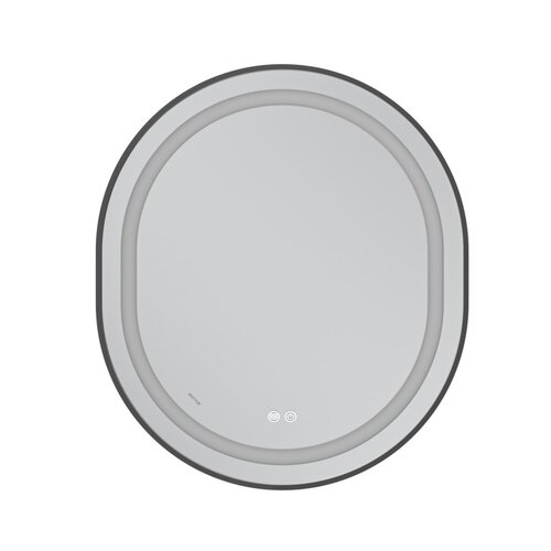 MIXXUS PREMIUM ELLIPSE MV05-80x70-REVERSE BLACK Дзеркало (LED Touch, Anti-fog, димер(3-6kK))(5шт/ящ)