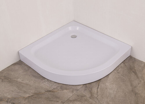 MIXXUS PLAIN ST01-90x90x13 Душовий піддон з сифоном діаметр зливу 52 мм (1 шт/ящ)