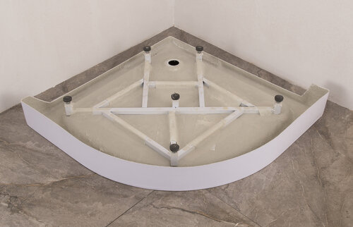 MIXXUS PLAIN ST01-90x90x13 Душовий піддон з сифоном діаметр зливу 52 мм (1 шт/ящ)