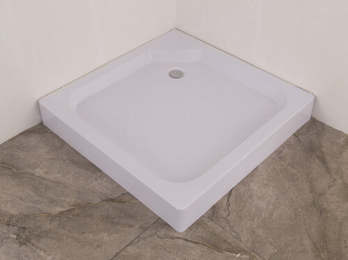 MIXXUS CUBIC ST01-90x90x13 Душовий піддон з сифоном діаметр зливу 52 мм (1 шт/ящ)