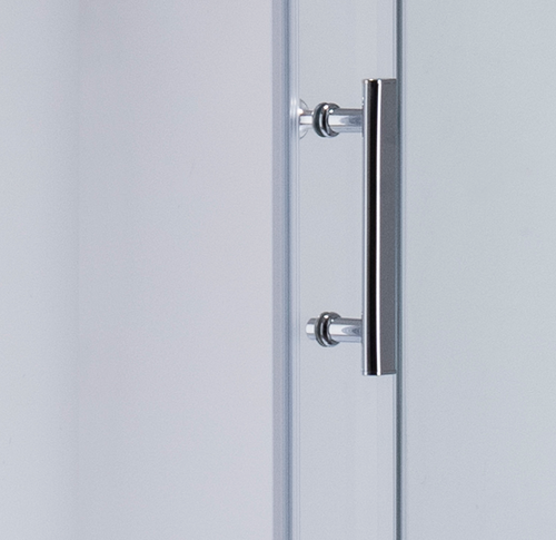 MIXXUS HARD SC01-120x80x185-TR CHROME Душова кабіна без піддону прозоре скло 5мм
