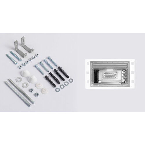 KOER KT-0502-05 Компл.інсталяц.для унітазу(з пан. змиву KT-0602-05 ЧОРНА МАТОВА +звукоіз.) (1шт/ящ)