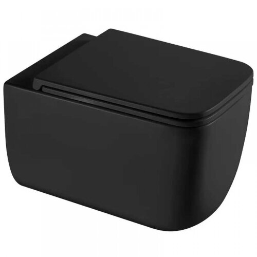 MIXXUS PREMIUM DIVERSE-0301-T1 BLACK Унітаз подвес. 530х365х373mm, сист. смыва TORNADO 1.0 (1 шт/ящ)