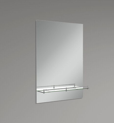 ZERIX SANSA MRZ05-500x700x105 Дзеркало настінне прямокутне з полицею (10 шт/ящ)