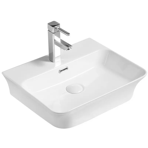 MIXXUS PREMIUM BEVEL-0201 Раковина підвісна-накл. 485х410х125mm (отв. під зміш., перел.) (1 шт/ящ)