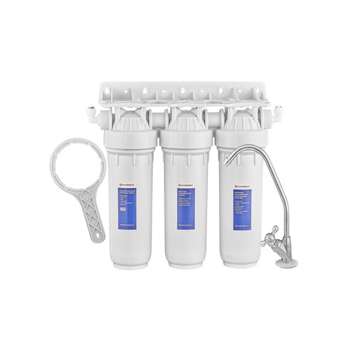 EUROPRODUCT EPV-70 Система очищення питної води 3ст. (ППР5+пом'якш.+спрес.вуг.) (4 шт/ящ)