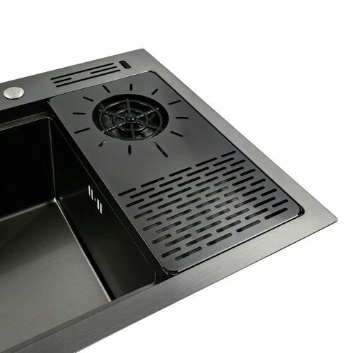 KRAFT Мийка Handmade HS 7648 KH NANO BLACK  DECOR