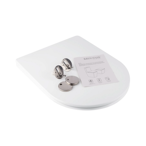 MIXXUS BEVEL-0302-T3 Унітаз підвісний 520х360х365mm система змиву TORNADO 3.0 (1 шт/ящ)