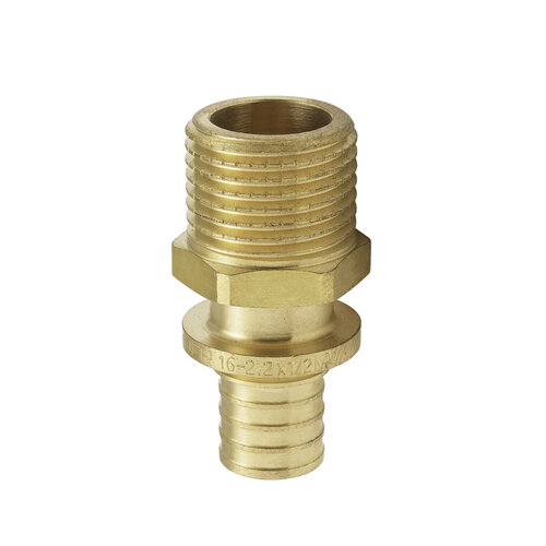 KOER KA.A06M-16 - 16(2.2mm) x 1/2"M Перехідник із ЗР (280 шт/ящ, 10шт/уп)