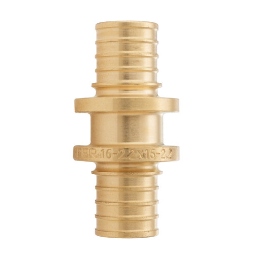 KOER KA.С16 - 16(2.2mm) x 16(2.2mm) Муфта з'єднувальна рівнопрохідна (350 шт/ящ, 10шт/уп)