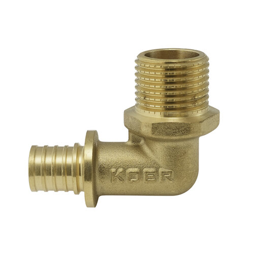 KOER KA.L06M-16 - 16(2.2mm) x 1/2"M Кутник перехідний із ЗР (160 шт/ящ, 10шт/уп)