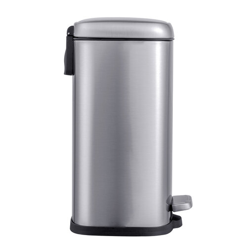 MIXXUS PREMIUM STYLE-TC0305 SS COLOR Відро для сміття з пл.закр. прямокутне 5л (кол.нерж) (6шт/ящ)