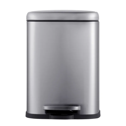 MIXXUS PREMIUM STYLE-TC0305 SS COLOR Відро для сміття з пл.закр. прямокутне 5л (кол.нерж) (6шт/ящ)
