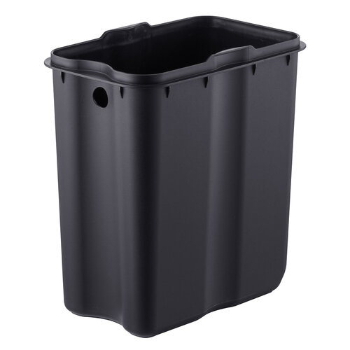 MIXXUS PREMIUM QUADRO-TC0105 BLACK Відро для сміття з пл.закр. прямокутне 5 л (кол.чорний) (6 шт/ящ)