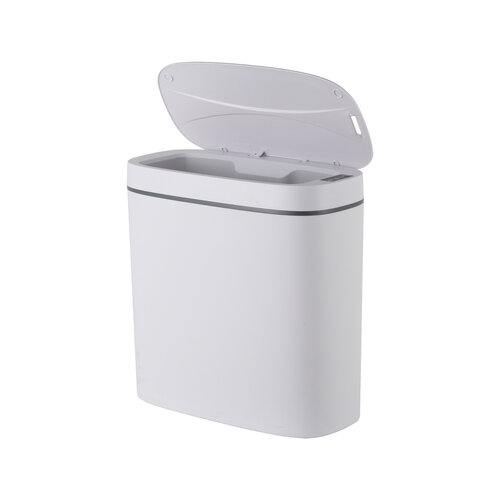 MIXXUS FLAT-TC0109 WHITE Відро для сміття сенсорне овальне 9 л (кол.білий) (16 шт/ящ)