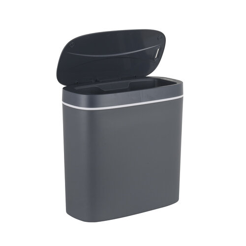 MIXXUS FLAT-TC0109 GRAPHITE Відро для сміття сенсорне овальне 9 л (кол.графіт) (16 шт/ящ)