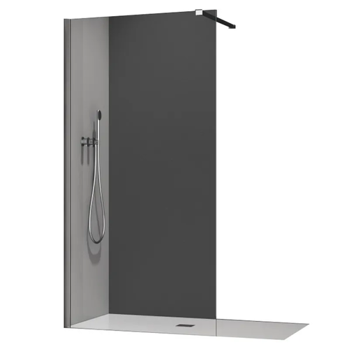 KOER SR SP01-90x200-TR-01 Душова перегородка Walk-In прозоре скло EASY CLEAN 8мм ХРОМ (1 шт/ящ)