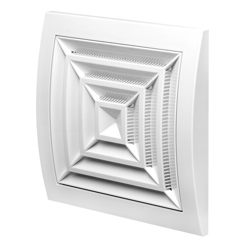 EUROPLAST Решітка N10G пластмасові, 148x153mm, стельова (10 шт)