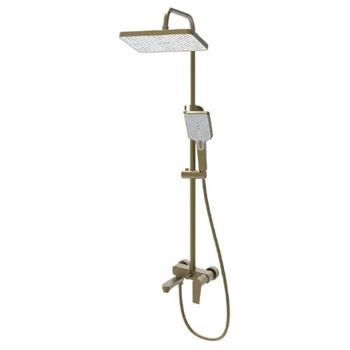 HAIBA MILANO 003-J BRUSHED GOLD Душова колона зі змішувачем (1 шт/ящ)