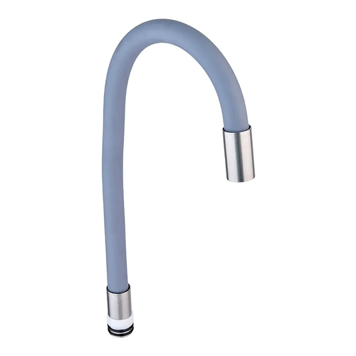 MIXXUS SPO-06.SUS REFL.GRAY Вилив силікон. для змішувача з нерж. ст. SUS304 (колір сірий)(50 шт/ящ)