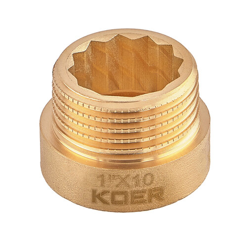 KOER KF.E10-10.WN - 1"-10мм Подовжувач БЕЗ НІКЕЛЮ (130 шт/ящ, 10 шт/уп)