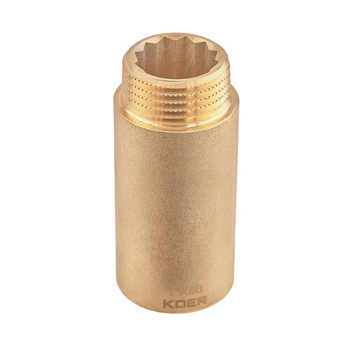 KOER KF.E10-60.WN - 1"-60мм Подовжувач БЕЗ НІКЕЛЮ (30 шт/ящ, 5 шт/уп)