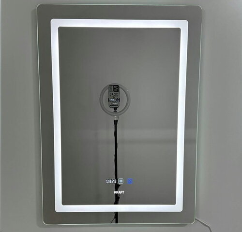 KRAFT Дзеркало з LED 8060 Прямокутний вертикальний (2149)