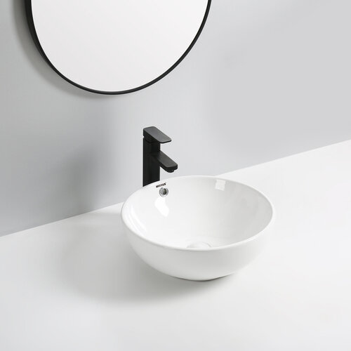 MIXXUS PREMIUM ELLIPSE-0205 Раковина накладна 430х430х175mm (перелив) (1 шт/ящ)