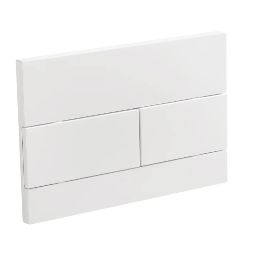 KOER KT-0603-03 Панель змиву 240x160x10mm пластикова, кнопка лінійна (колір БІЛИЙ) (10 шт/ящ)